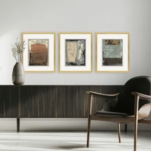 Textural Echo I S/3 Framed Art