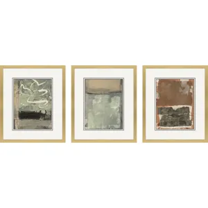 Textural Echo II S/3 Framed Art