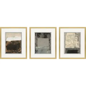 Textural Echo III S/3 Framed Art