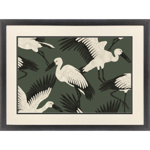 Stork Storm - Swoop Framed Art