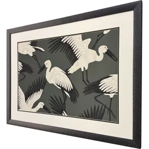 Stork Storm - Swoop Framed Art