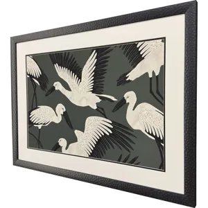 Stork Storm - Soar Framed Art