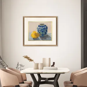 Lemon Chinoiserie Framed Art