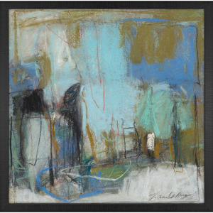 Blue Bell Blue Framed Art