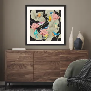 Array of Birds Framed Art