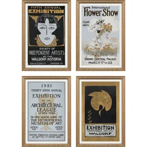 Ephemera S/4 Framed Art