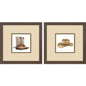 Riders of the Range S/2 Framed Art