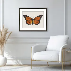 Garden Visitor III Framed Art