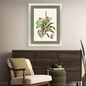 Cactus Floral Framed Art