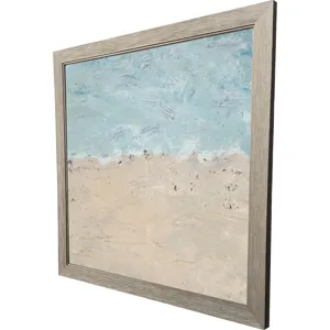 Land Meets Sea Framed Art