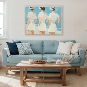 Retro Three Sailors Canvas