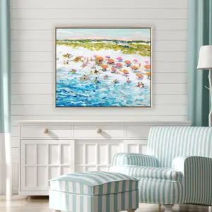 Magic Hour on the Beach Canvas