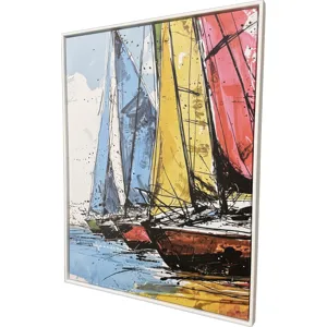 Yacht Racing Sport Canvas