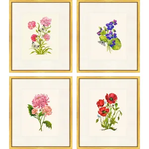 Delicate Medley III S/4 Framed Art