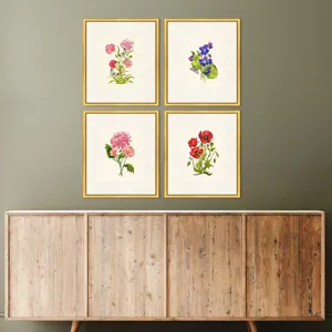 Delicate Medley III S/4 Framed Art
