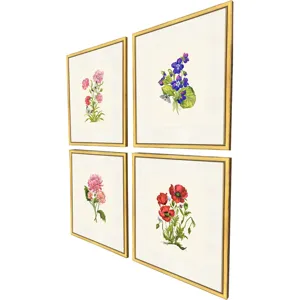 Delicate Medley III S/4 Framed Art