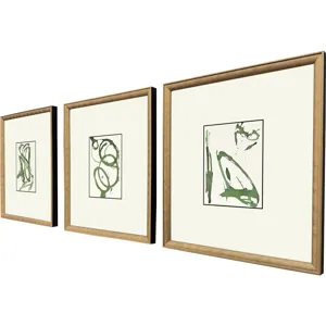 Chaos II S/3 Framed Art