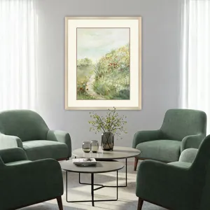 Hilltop Blooms Framed Art