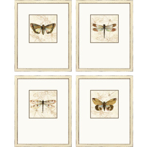 Golden Wings S/4 Framed Art