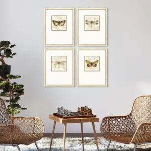 Golden Wings S/4 Framed Art