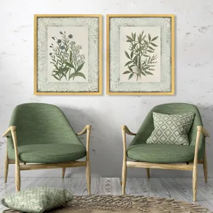 Herbs and Spice S/2 Framed Art
