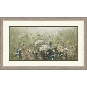 Mistful Summer Meadow Framed Art