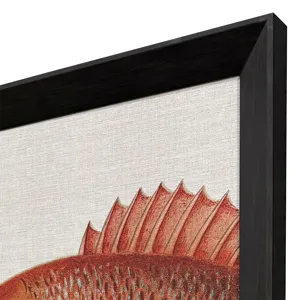 Green/Red Fish S/2 Framed Art