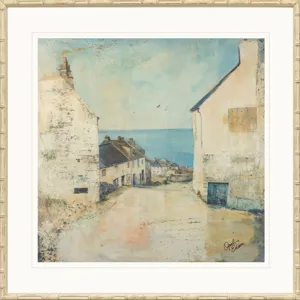 Town Walk Framed Art