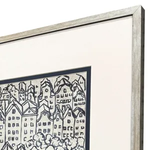 Europe Rooftops S/2 Framed Art