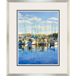 At the Marina Framed Art