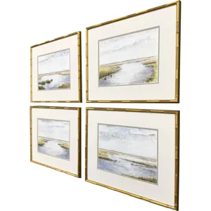 Echoes of the Marsh S/4 Framed Art