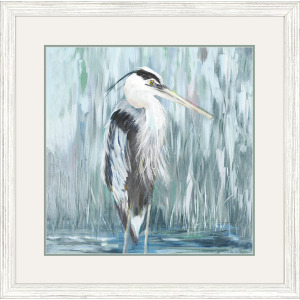Standing Still Heron I Framed Art