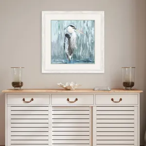 Standing Still Heron I Framed Art