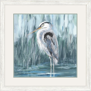 Standing Still Heron II Framed Art
