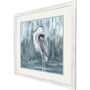 Standing Still Heron II Framed Art