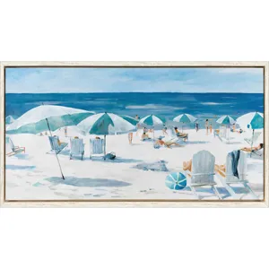 Umbrella Beach Canvas