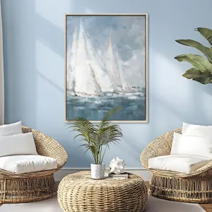 Racing in Wind II Canvas