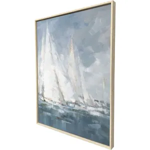 Racing in Wind II Canvas