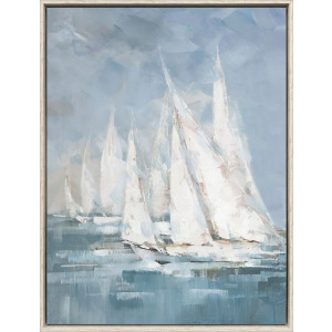 Racing in Wind I Canvas