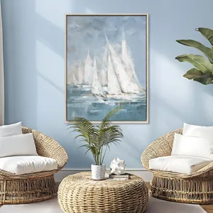 Racing in Wind I Canvas