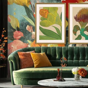 Vivid Petals Framed Art