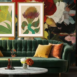 Lustrous Petals Framed Art