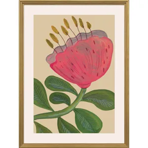 Intense Petals Framed Art