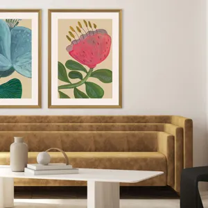 Intense Petals Framed Art