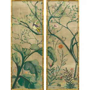 Gold Chinoiserie I S/2 Framed Art