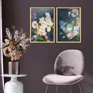 Floral Symphony S/2 Framed Art