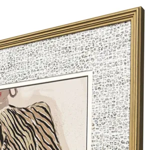 Zebra Elegance Framed Art