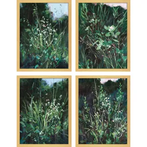 Dark Study S/4 Framed Art