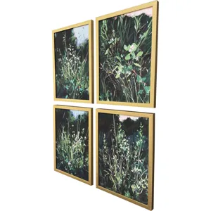 Dark Study S/4 Framed Art