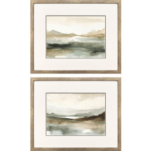 Serenity Summit S/2 Framed Art